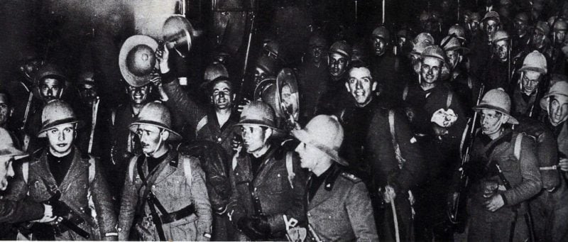 Italienische Truppen 1935