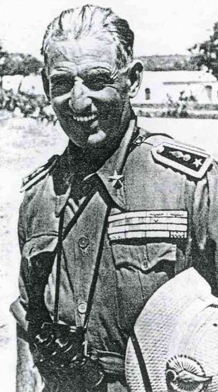 Der Feldzug in Ostafrika 1940-1941 9 Oberleutnant Janari, Kommandeur des italienischen 2. Spahis-Kavallerie-Regiments