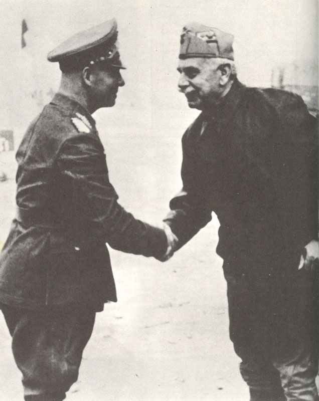 Erwin Rommel (Biographie) 8 General Rommel mit Gariboldi