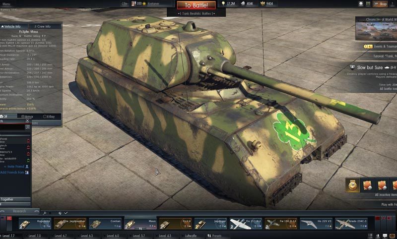 Effektivste Fahrzeuge in War Thunder 48 Maus in War Thunder