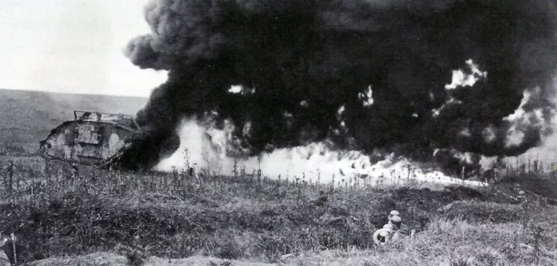 Waffen 1. Weltkrieg 49 Panzerbekämpfung Flammenwerfer
