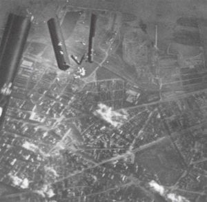 deutsche Brandbomben auf Belgrad