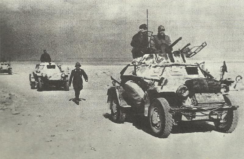 Rommels erste Offensive in Nordafrika 1941 8 Panzerwagen des Afrika-Korps