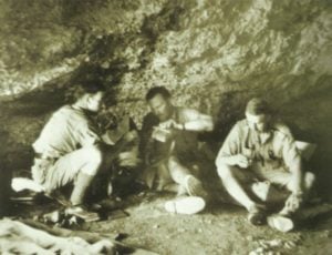 Freyberg in Höhle bei Sfakia