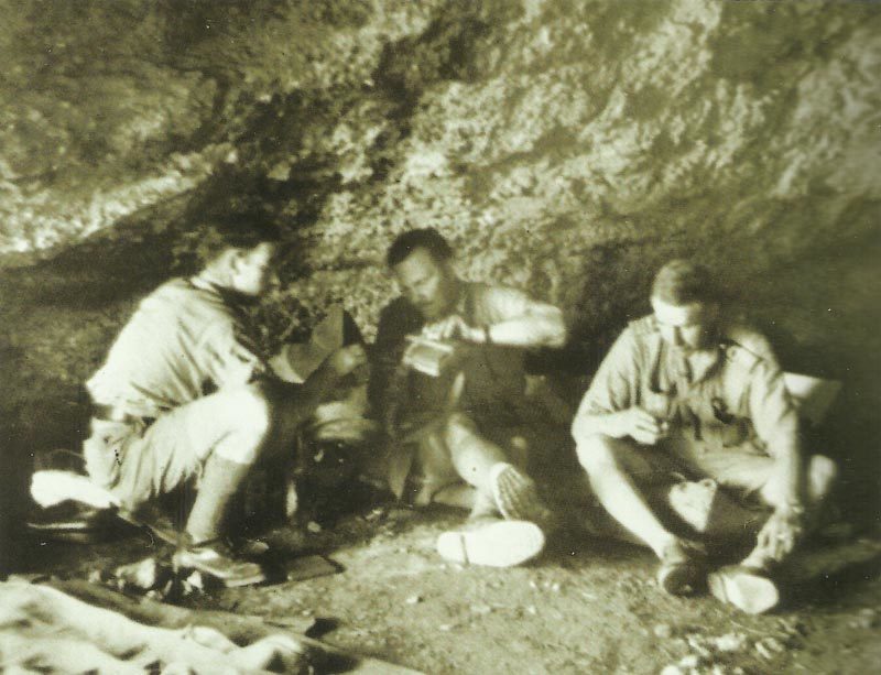 Deutscher Soldatenfriedhof Maleme auf Kreta 16 Freyberg in Höhle bei Sfakia