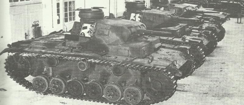 PzKpfw III G ablieferungsbereit in der Fabrik