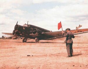 Ju 52 vor dem Abflug