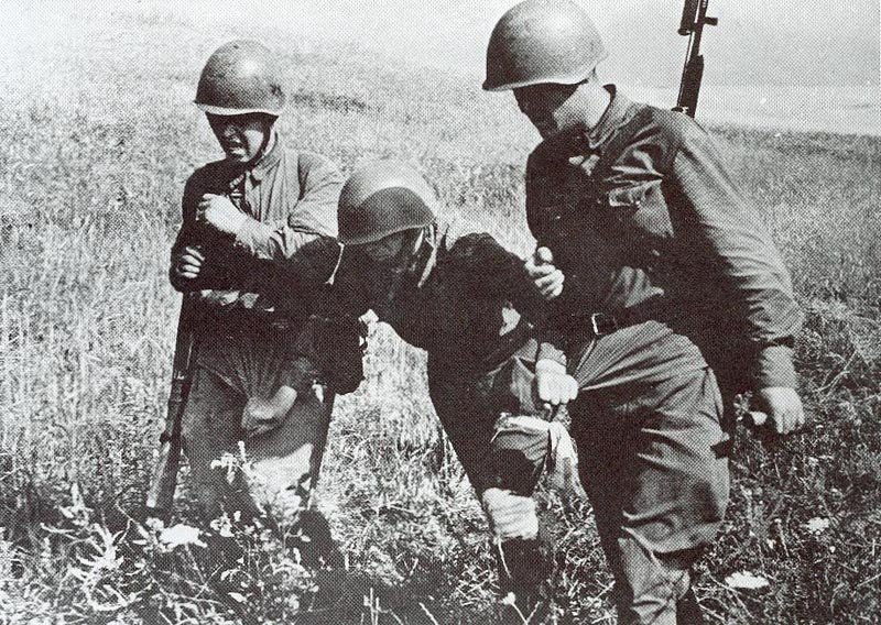 Sowjetischer Verwundeter 1941
