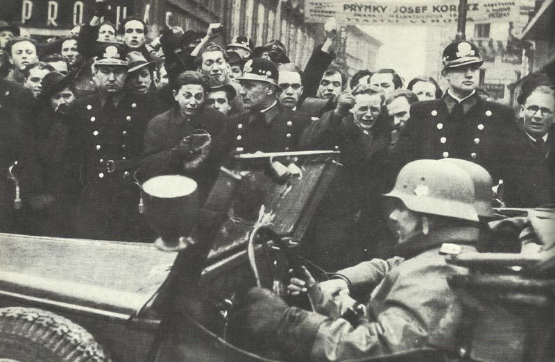 Einmarsch der deutschen Truppen in Prag