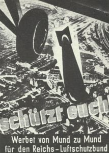 Propagandaplakat des Reichs-Luftschutzbund