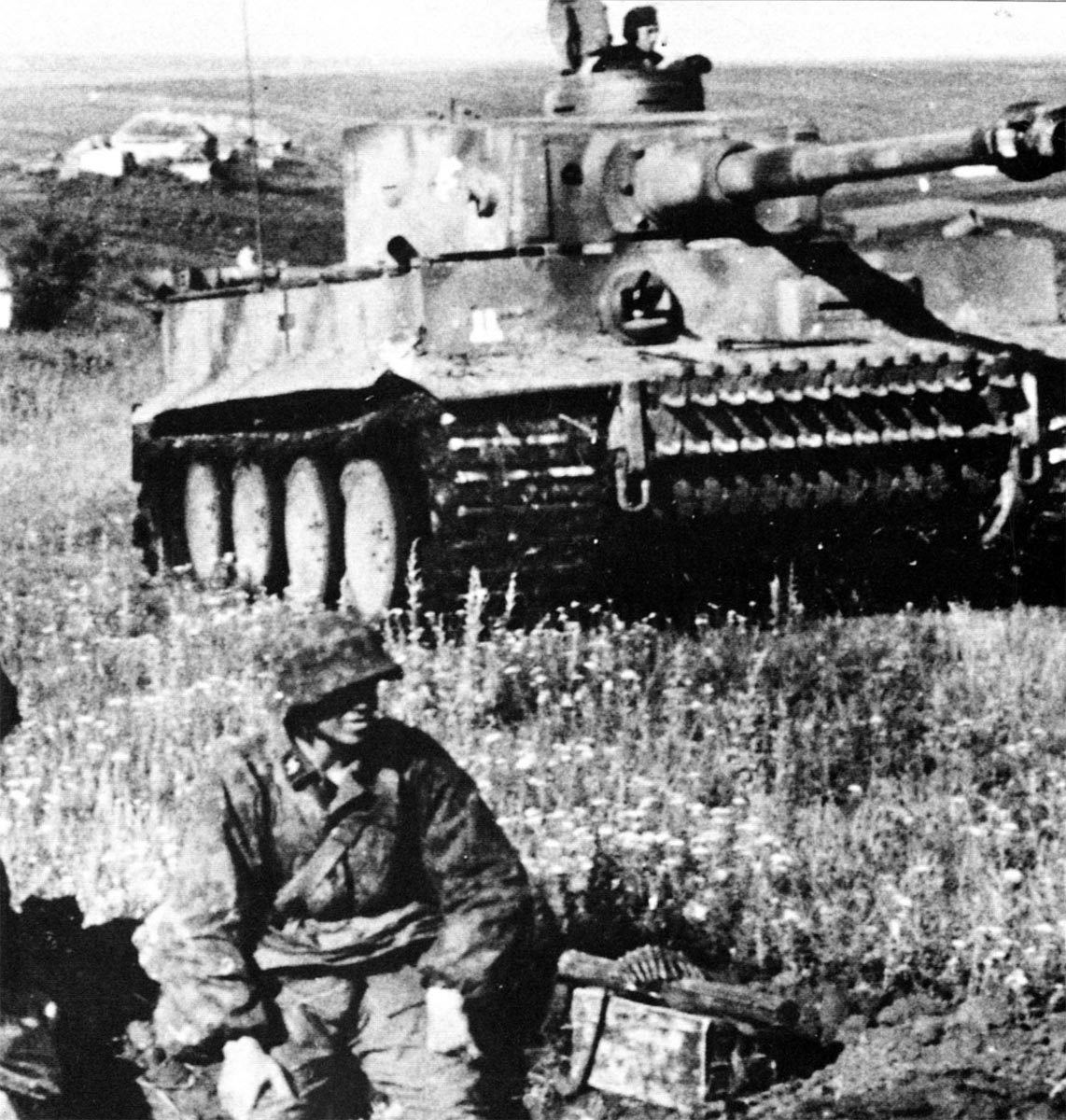 Tiger-Panzer der SS-Division Das Reich bei Kursk