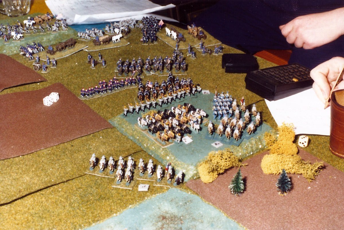 Tabletop-Schlacht US-Bürgerkrieg