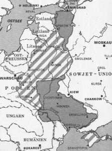 Karte ostfront bis Spätsommer 1944