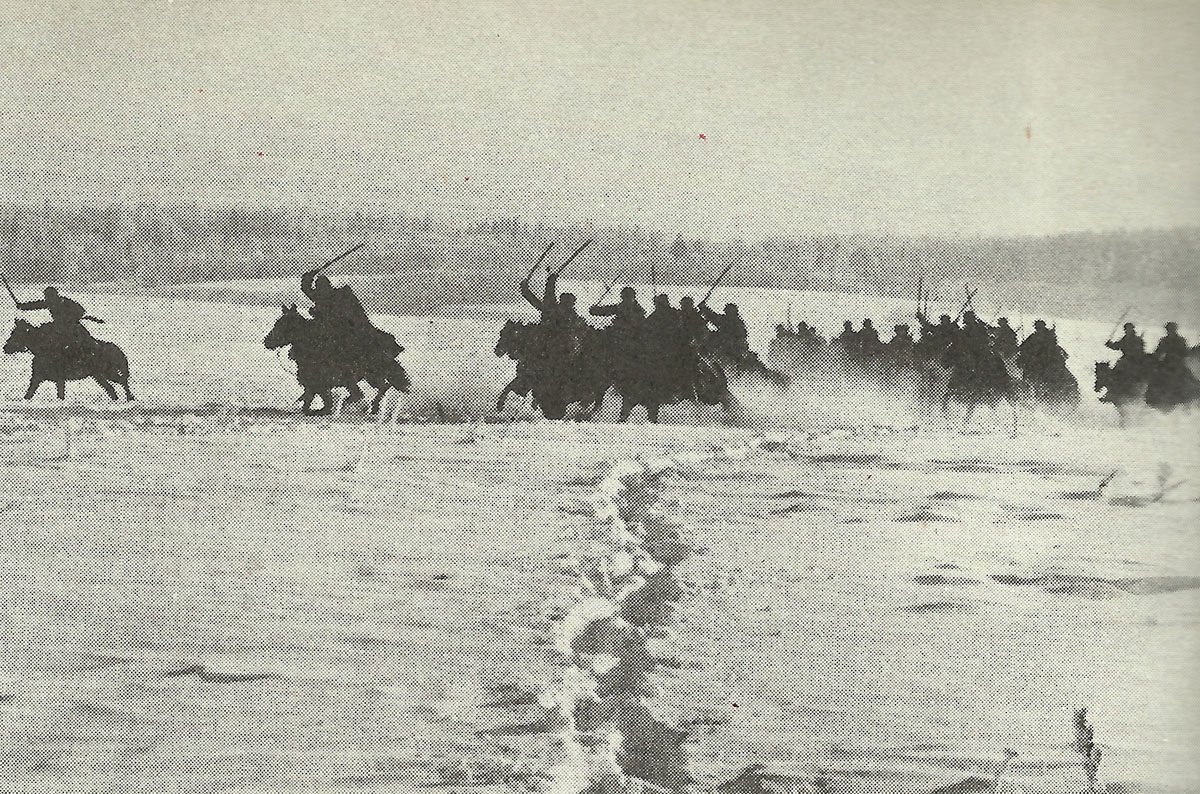 Angriff russischer Kavallerie