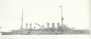  französische Schlachtschiff 'Danton' 