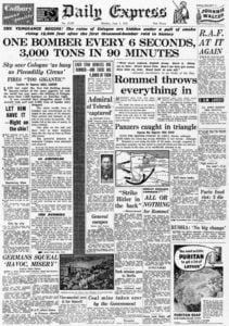 Daily Express: 1000-Bomber-Angriff