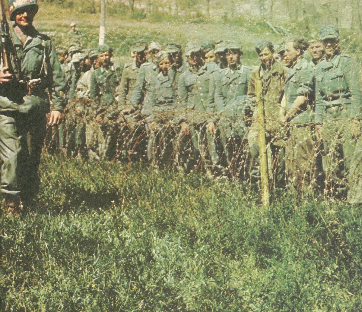 Wehrmachtsangehörige als Kriegsgefangene der US-Armee