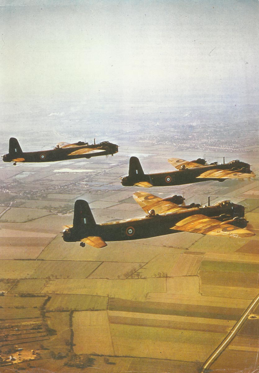 Formation von Stirling-Bombern