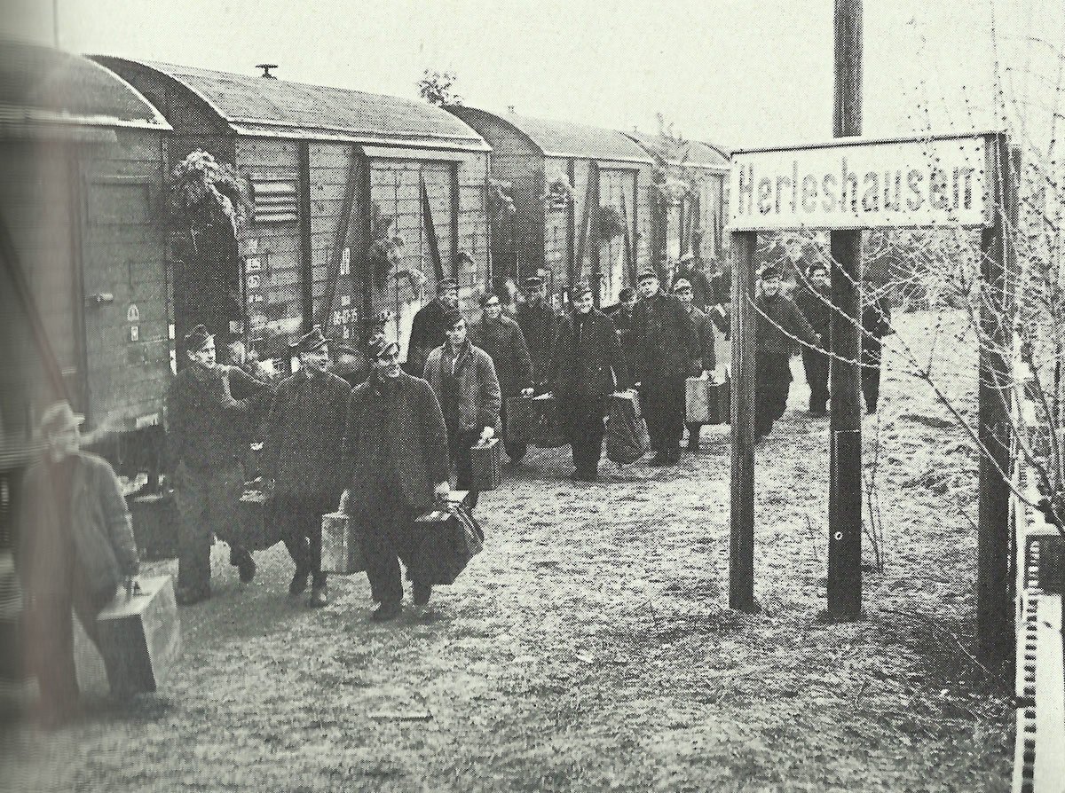 Ankunft Kriegsgefangene 1955