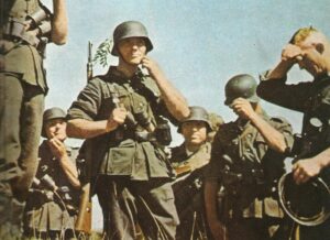 Gruppe deutscher Infanteristen