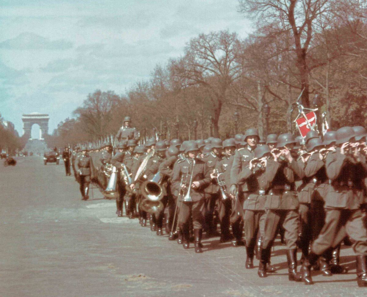 Einmarsch deutscher Truppen in Paris.