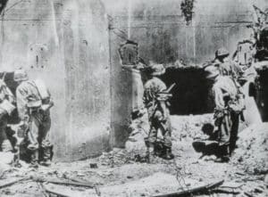 Einnahme eines Bunkers der Stalin-Linie