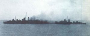 torpedierter Kreuzer Canberra