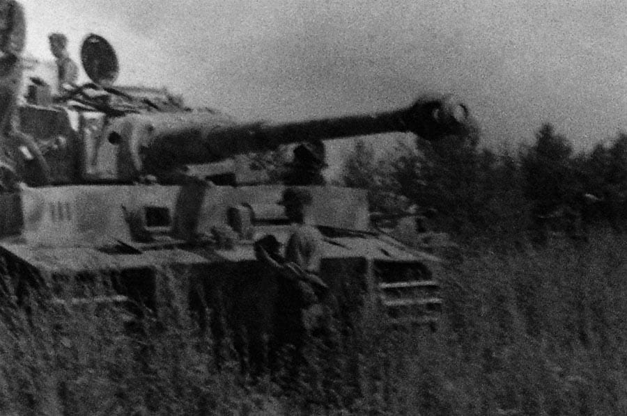 Tiger-Panzer der Totenkopf bei Kursk.