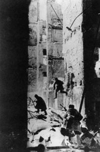 Russische Scharfschützen in Stalingrad