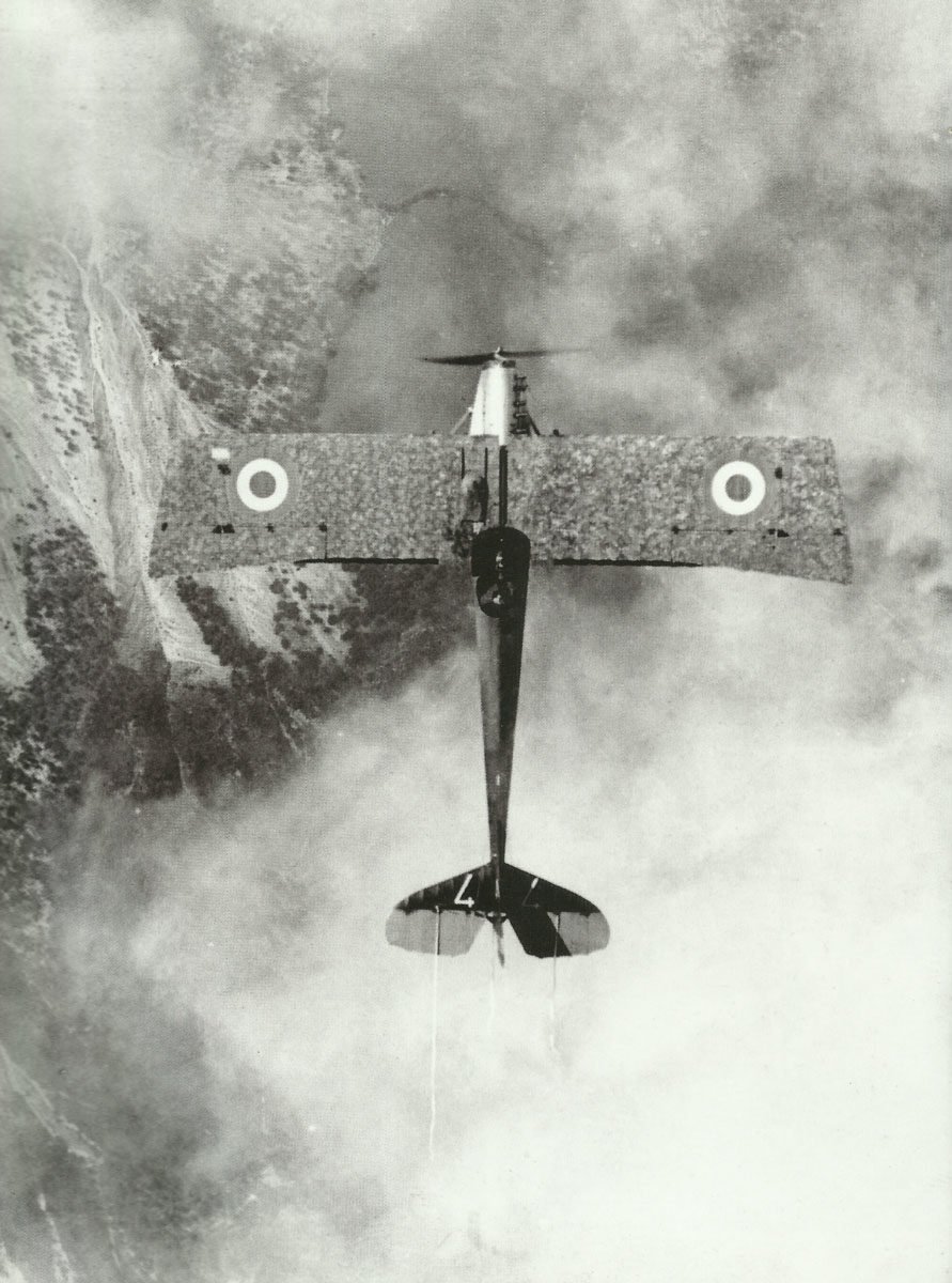 Eine SVA5 bei einem Langstrecken-Aufklärungsflug.