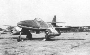 revolutionäre doppelstrahlige Messerschmitt Me 262 Düsenjäger