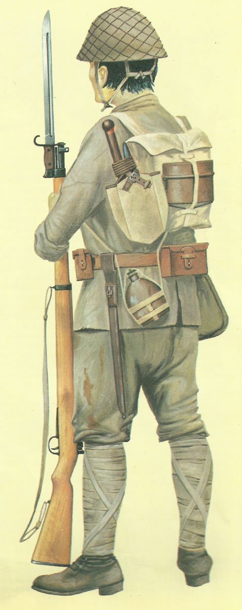 Ariska-Gewehr 10 Japanischer Soldat im Zweiten Weltkrieg