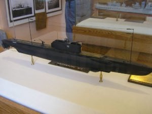 Modell eines griechischen U-Boots aus dem 2. Weltkrieg