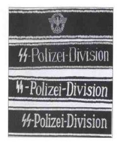 Manschettenbänder der SS-Polizei-Division
