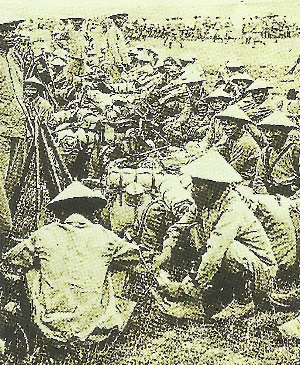 Französische Truppen aus Indochina