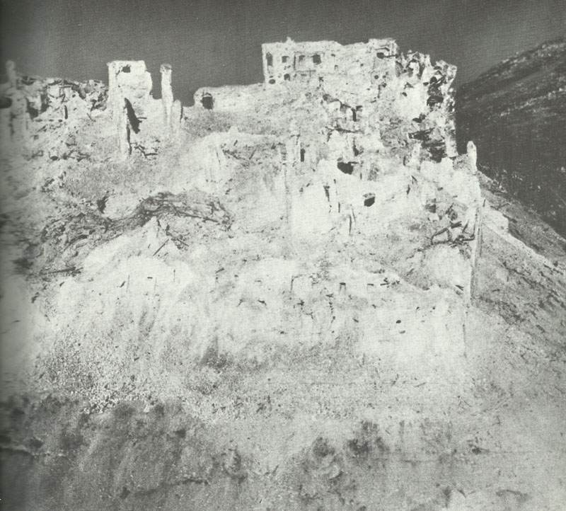zerstörte Kloster Monte Cassino