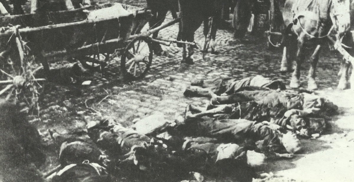Opfer des Flächenbombardements