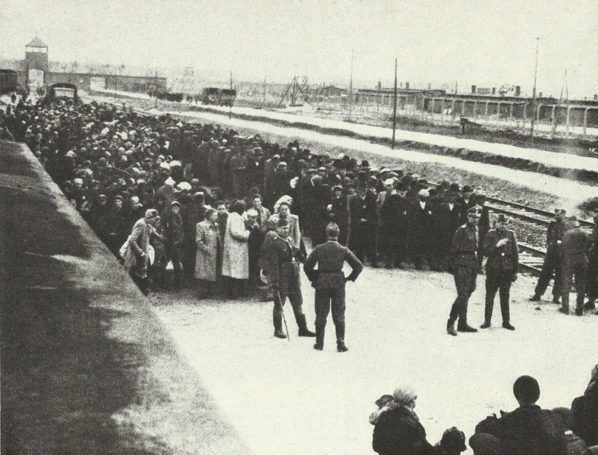 Selektionsrampe des Vernichtungslager Auschwitz-Birkenau
