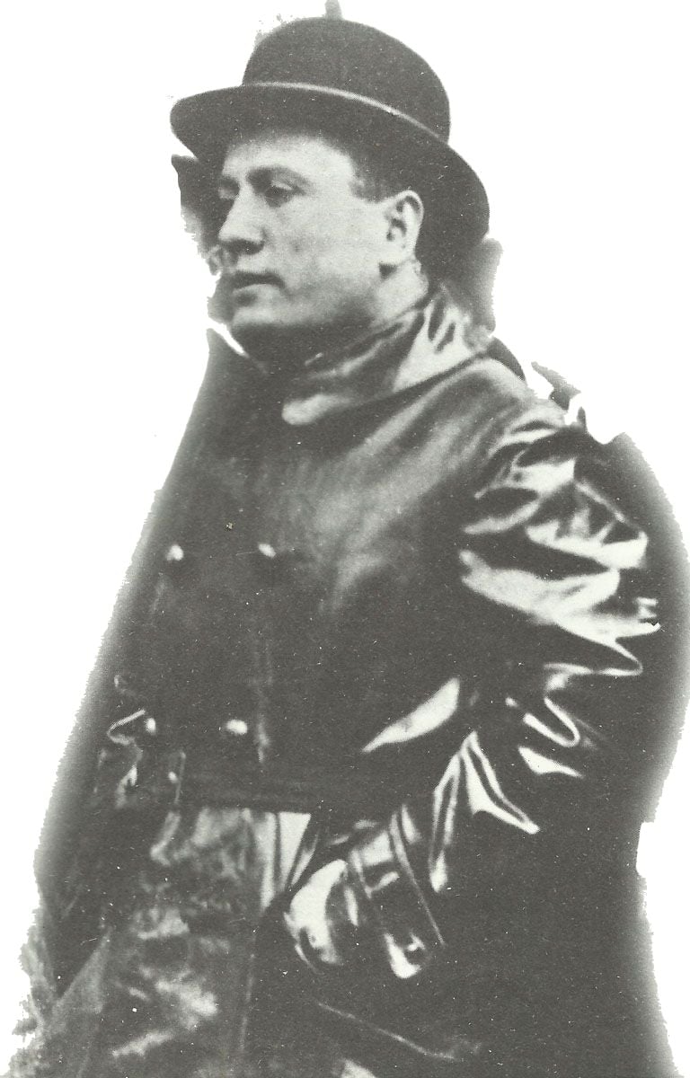 Benito Mussolini als Führer der italienischen Faschisten