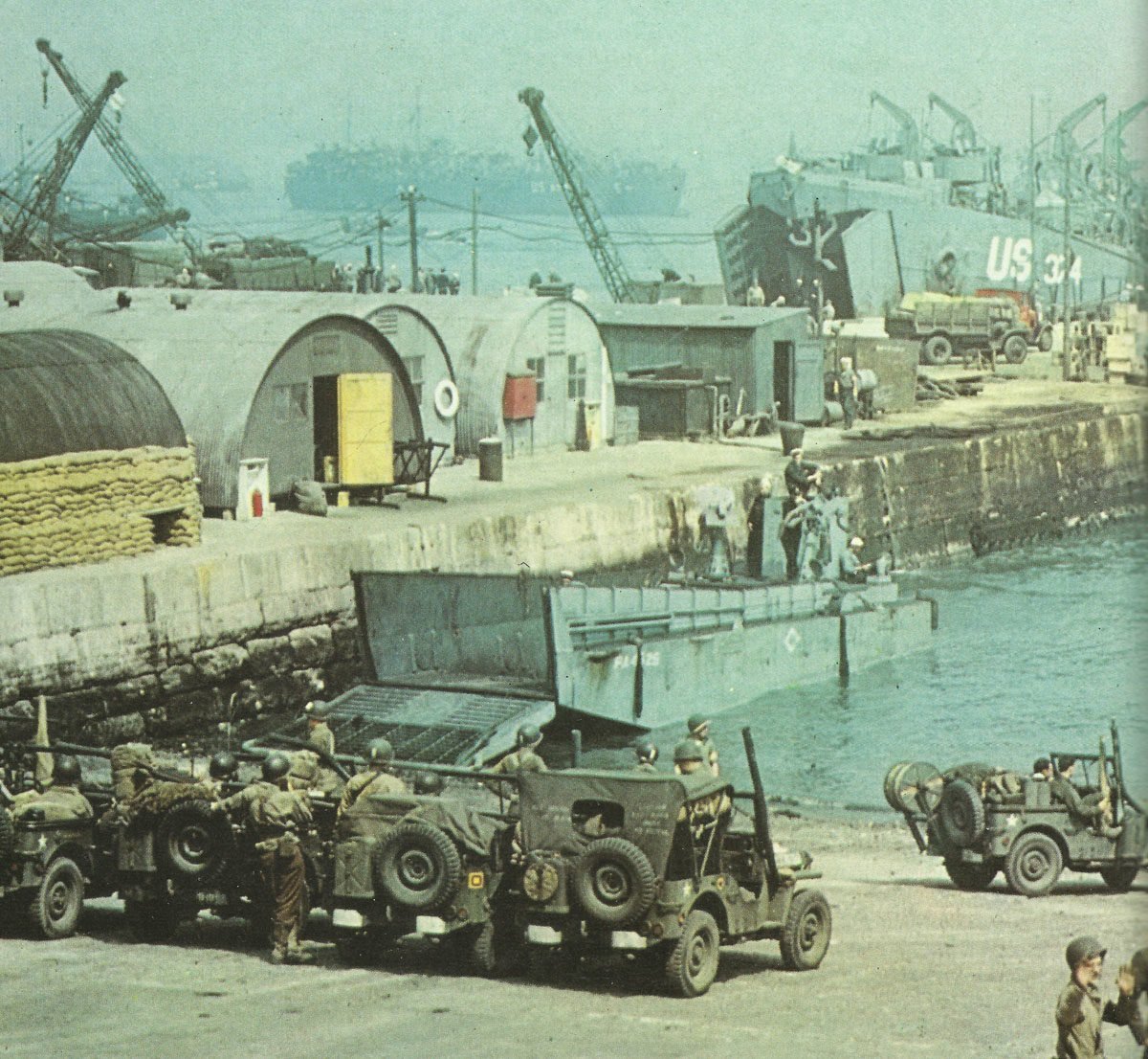 US Army Nordwest-Europa 7 Invasion Verladung