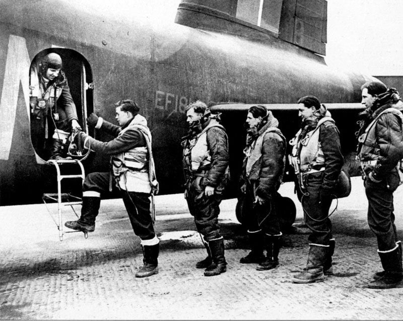 Besatzung eines Stirling-Bomber