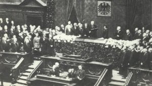 Hindenburg Vereidigung zum Reichspräsidenten