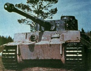Farbfoto eines Tiger I