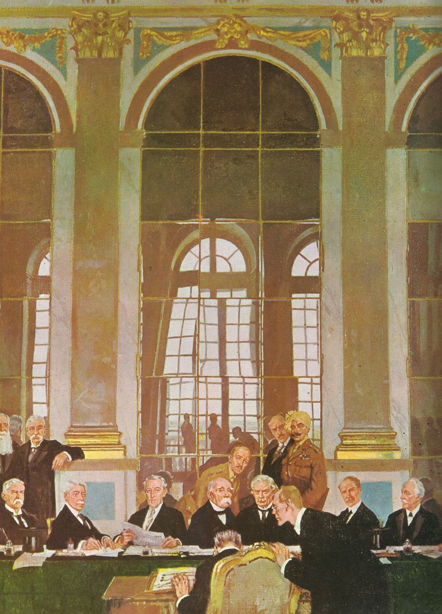 Unterzeichnung Vertrag von Versailles
