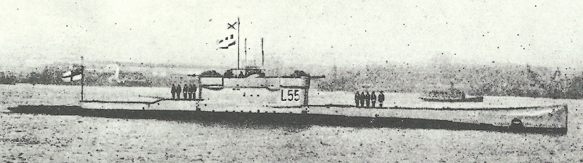 britische Unterseeboot 'L55'