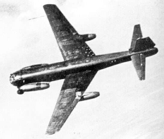 Ju 287 V1 im Flug