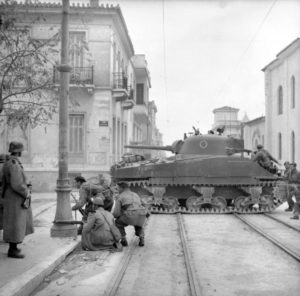Britische Truppen Athen 1944