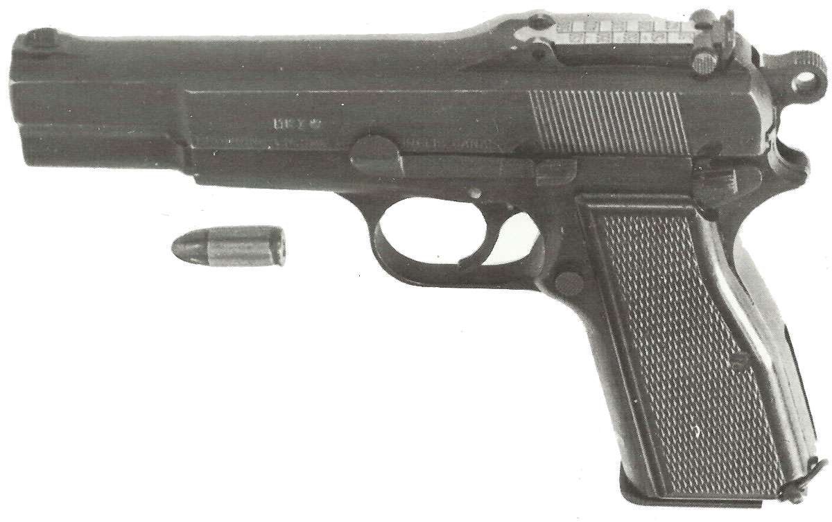 Browning 9mm HP mit Schiebevisier