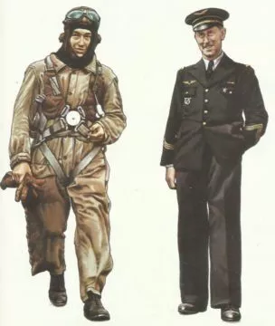 Französische Streitkräfte 1939 12 Französische Flieger 1940