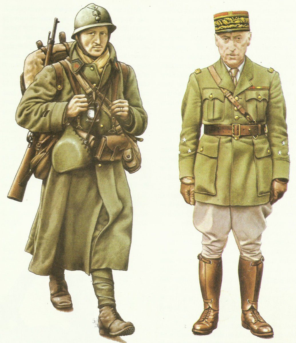 Französische Soldaten 1940